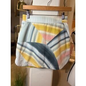 Calia Multicolor Athletic Stratight Mini Skort Size xs 0-2